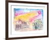 St Lucia Soufriere Street Scene in Golden Sunlight-M. Bleichner-Framed Art Print