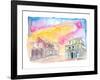 St Lucia Soufriere Street Scene in Golden Sunlight-M. Bleichner-Framed Art Print