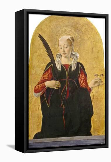 St Lucy, C. 1473- 74-Francesco del Cossa-Framed Stretched Canvas