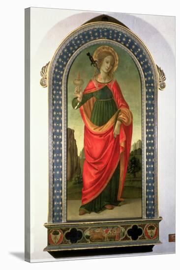 St. Lucy, circa 1472-74-Filippino Lippi-Stretched Canvas