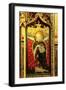 St. Lucy, Rood Screen Painting, Church of St Peter and St Paul, Eye, Suffolk, C.1480-null-Framed Giclee Print