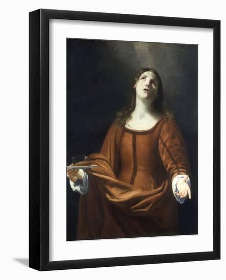 St Lucy-Guido Cagnacci-Framed Giclee Print