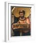 St Luke at His Desk, Detail from Altarpiece of St Luke-Andrea Mantegna-Framed Giclee Print