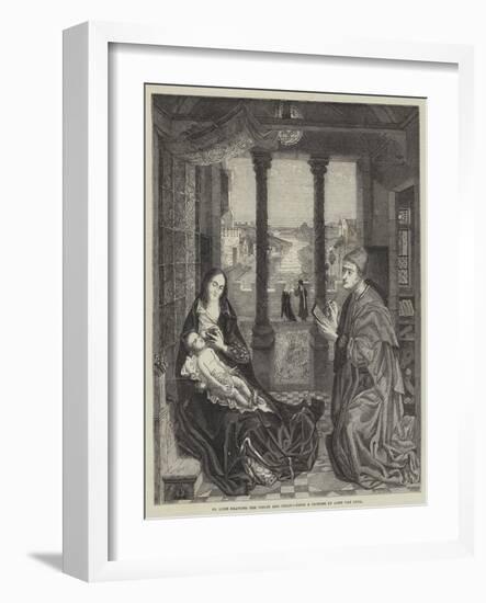 St Luke Drawing the Virgin and Child-Jan van Eyck-Framed Giclee Print
