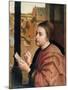 St Luke Drawing the Virgin, Detail, 15th Century-Rogier van der Weyden-Mounted Giclee Print