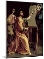 St. Luke Painting the Virgin-Raphael-Mounted Giclee Print