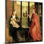 St. Luke Painting the Virgin-Rogier van der Weyden-Mounted Art Print