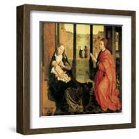 St. Luke Painting the Virgin-Rogier van der Weyden-Framed Art Print