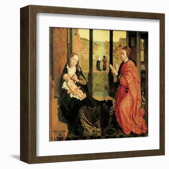 St. Luke Painting the Virgin-Rogier van der Weyden-Framed Art Print