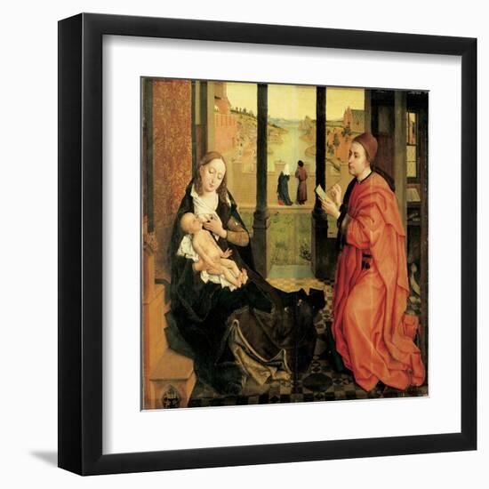 St. Luke Painting the Virgin-Rogier van der Weyden-Framed Art Print