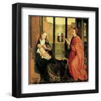 St. Luke Painting the Virgin-Rogier van der Weyden-Framed Art Print