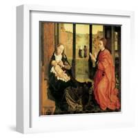 St. Luke Painting the Virgin-Rogier van der Weyden-Framed Art Print