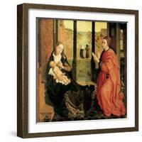 St. Luke Painting the Virgin-Rogier van der Weyden-Framed Art Print