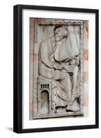 St. Luke, Relief from the North Side of the Basilica, 12th-13th Century-null-Framed Giclee Print