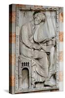 St. Luke, Relief from the North Side of the Basilica, 12th-13th Century-null-Stretched Canvas