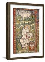 St. Luke the Evangelist (Mosaic)-Byzantine-Framed Giclee Print