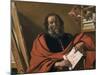 St. Luke-Guercino-Mounted Giclee Print