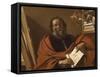 St Luke-Giovanni Francesco Barbieri-Framed Stretched Canvas