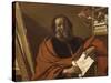 St Luke-Giovanni Francesco Barbieri-Stretched Canvas