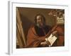 St Luke-Giovanni Francesco Barbieri-Framed Giclee Print