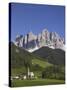 St. Maddalena Church in Val di Funes-Richard Klune-Stretched Canvas