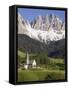 St. Maddalena Church in Val di Funes-Richard Klune-Framed Stretched Canvas