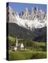 St. Maddalena Church in Val di Funes-Richard Klune-Stretched Canvas