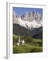 St. Maddalena Church in Val di Funes-Richard Klune-Framed Photographic Print