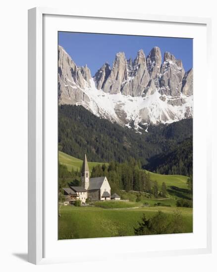 St. Maddalena Church in Val di Funes-Richard Klune-Framed Photographic Print