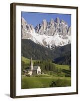 St. Maddalena Church in Val di Funes-Richard Klune-Framed Photographic Print