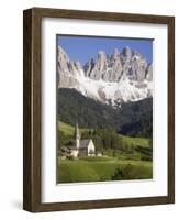 St. Maddalena Church in Val di Funes-Richard Klune-Framed Photographic Print