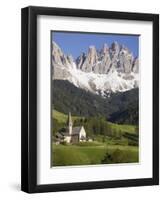 St. Maddalena Church in Val di Funes-Richard Klune-Framed Photographic Print