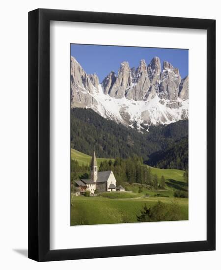 St. Maddalena Church in Val di Funes-Richard Klune-Framed Photographic Print