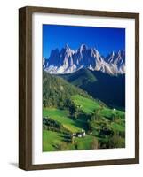 St. Magdalena Kalian Italian Dolomites-Peter Adams-Framed Photographic Print