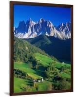 St. Magdalena Kalian Italian Dolomites-Peter Adams-Framed Photographic Print