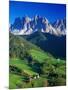 St. Magdalena Kalian Italian Dolomites-Peter Adams-Mounted Photographic Print