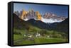 St. Magdalena, Val Di Funes, Trentino-Alto Adige, Dolomites, South Tyrol, Italy, Europe-Miles Ertman-Framed Stretched Canvas