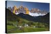 St. Magdalena, Val Di Funes, Trentino-Alto Adige, Dolomites, South Tyrol, Italy, Europe-Miles Ertman-Stretched Canvas