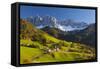 St. Magdalena, Val Di Funes, Trentino-Alto Adige, Dolomites, South Tyrol, Italy, Europe-Miles Ertman-Framed Stretched Canvas