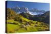 St. Magdalena, Val Di Funes, Trentino-Alto Adige, Dolomites, South Tyrol, Italy, Europe-Miles Ertman-Stretched Canvas