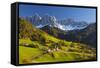 St. Magdalena, Val Di Funes, Trentino-Alto Adige, Dolomites, South Tyrol, Italy, Europe-Miles Ertman-Framed Stretched Canvas