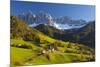 St. Magdalena, Val Di Funes, Trentino-Alto Adige, Dolomites, South Tyrol, Italy, Europe-Miles Ertman-Mounted Photographic Print