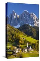 St. Magdalena, Val Di Funes, Trentino-Alto Adige, Dolomites, South Tyrol, Italy, Europe-Miles Ertman-Stretched Canvas