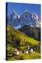 St. Magdalena, Val Di Funes, Trentino-Alto Adige, Dolomites, South Tyrol, Italy, Europe-Miles Ertman-Stretched Canvas