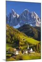 St. Magdalena, Val Di Funes, Trentino-Alto Adige, Dolomites, South Tyrol, Italy, Europe-Miles Ertman-Mounted Photographic Print