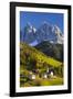 St. Magdalena, Val Di Funes, Trentino-Alto Adige, Dolomites, South Tyrol, Italy, Europe-Miles Ertman-Framed Photographic Print