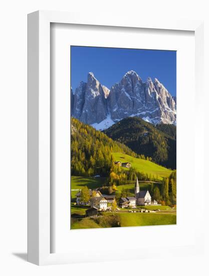 St. Magdalena, Val Di Funes, Trentino-Alto Adige, Dolomites, South Tyrol, Italy, Europe-Miles Ertman-Framed Photographic Print