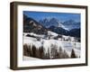 St, Magdalena Village and Church, Dolomites Mountains, Trentino-Alto Adige, South Tirol, Italy-Gavin Hellier-Framed Photographic Print