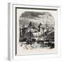 St. Malo, from the Sands, Normandy and Brittany, France, 19th Century-null-Framed Giclee Print