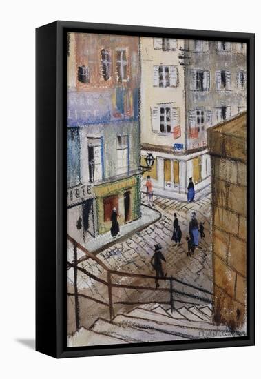 St. Malo-Christopher Richard Wynne Nevinson-Framed Stretched Canvas